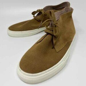Banana Republic Men's Suede Leather High Top Sneaker Color‎ Chukka Nutmeg Size 8